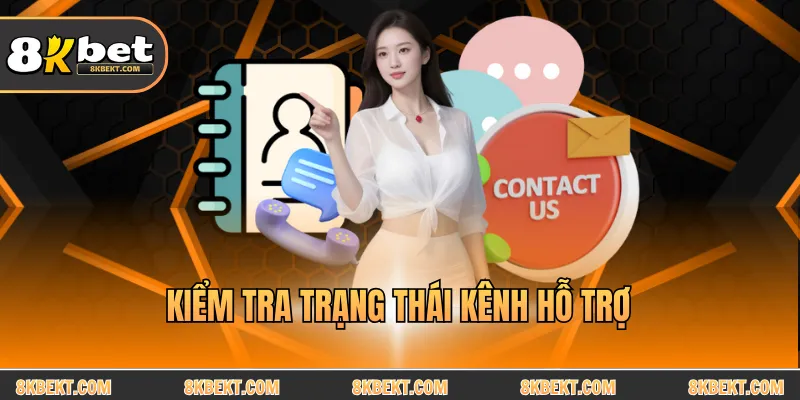 Kiểm tra trạng thái kênh hỗ trợ
