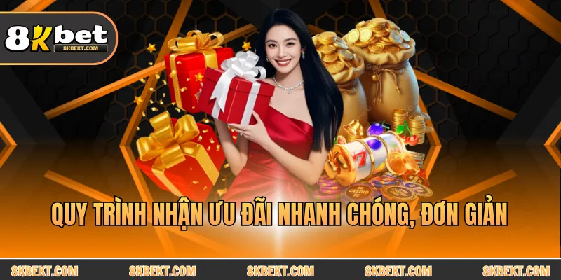 Quy trình nhận ưu đãi nhanh chóng, đơn giản